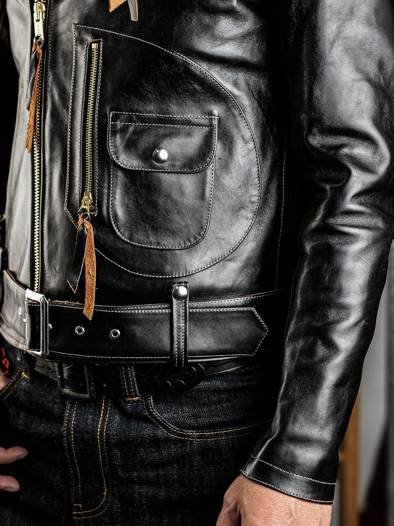 Detachable Fur Collar And Belt Fully Equipped Men's Jacket Accent Plus