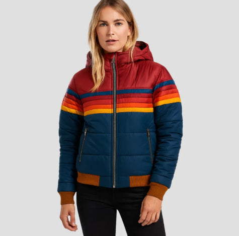 Women's Casual Hooded Printed Short Cotton Jacket LadyShow.Store