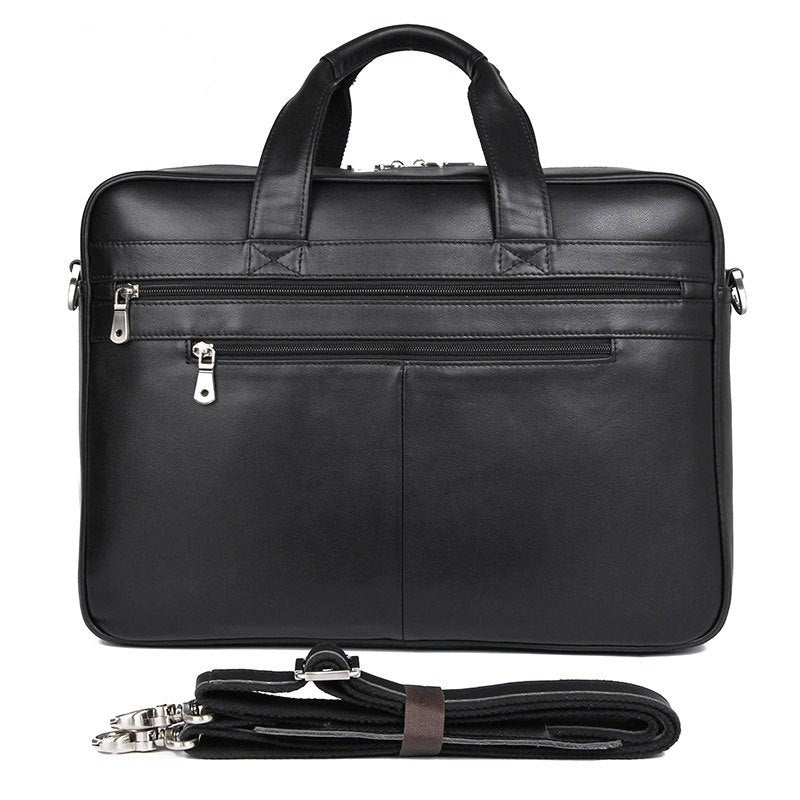 Leather Handbag Briefcase Napa Leather Comfortable Texture Men's Real-leather Bag CJD