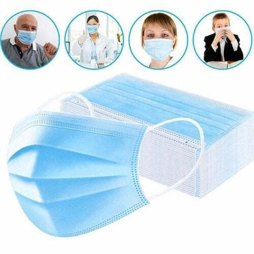 Disposable 3-Ply Surgical/Medical Face Masks Ear Loop Style W2B