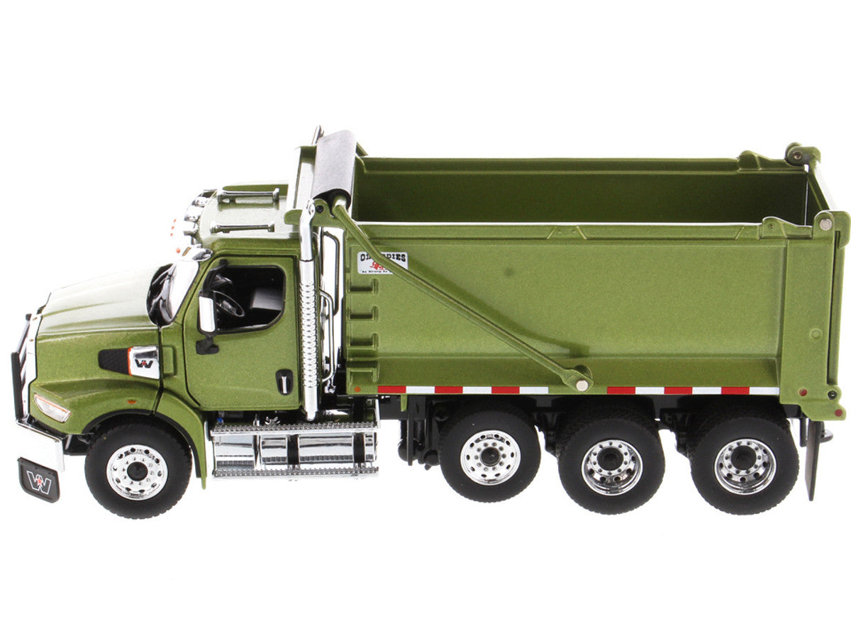Western Star 49X SBFA OX Bodies Stampede Dump Truck Olive Green Metallic "Transport Series" 1/50 Diecast Model by Diecast Masters-2
