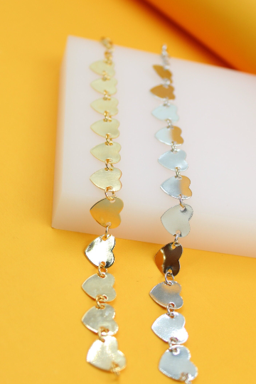 Heart Flat Bracelet (I511) MIA Jewelry