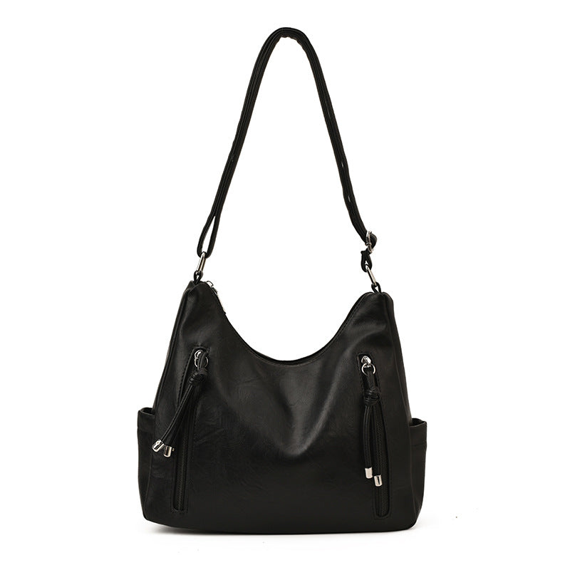 Womens Retro-Style Fashionable Casual High-Capacity Crossbody Bag LadyShow.Store