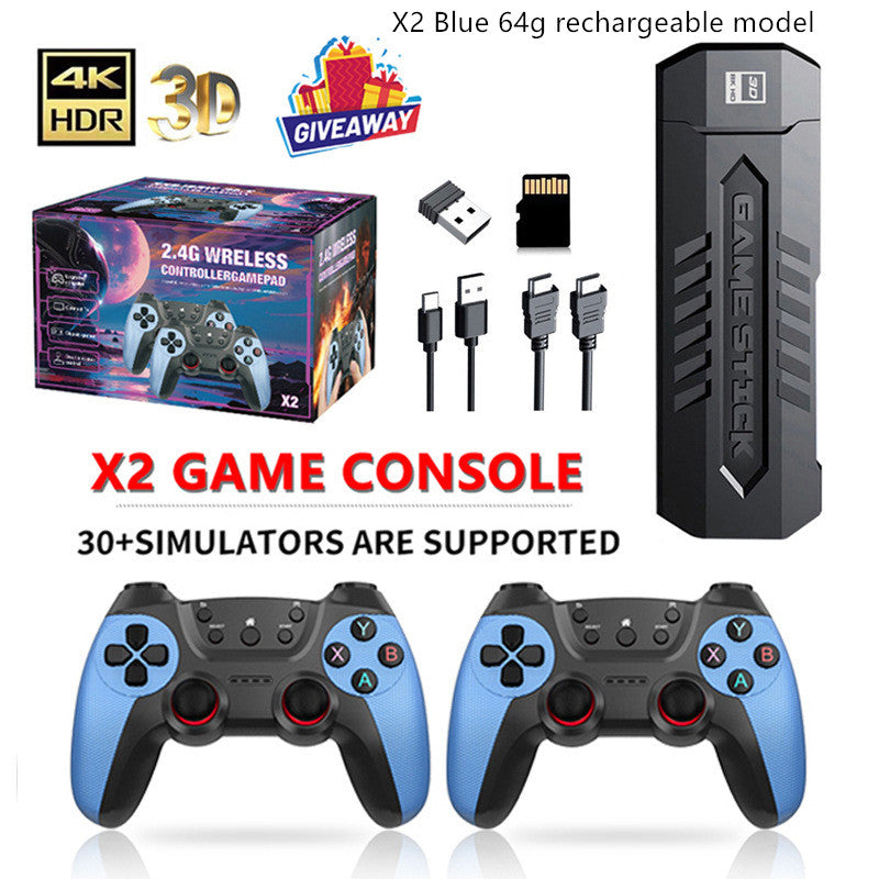 X2 Blue Game Console 4K Double Connection Battle Wireless Best YouTube Store