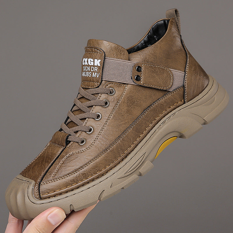 Men's Fleece-Lined Warm Casual Shoes Best YouTube Store