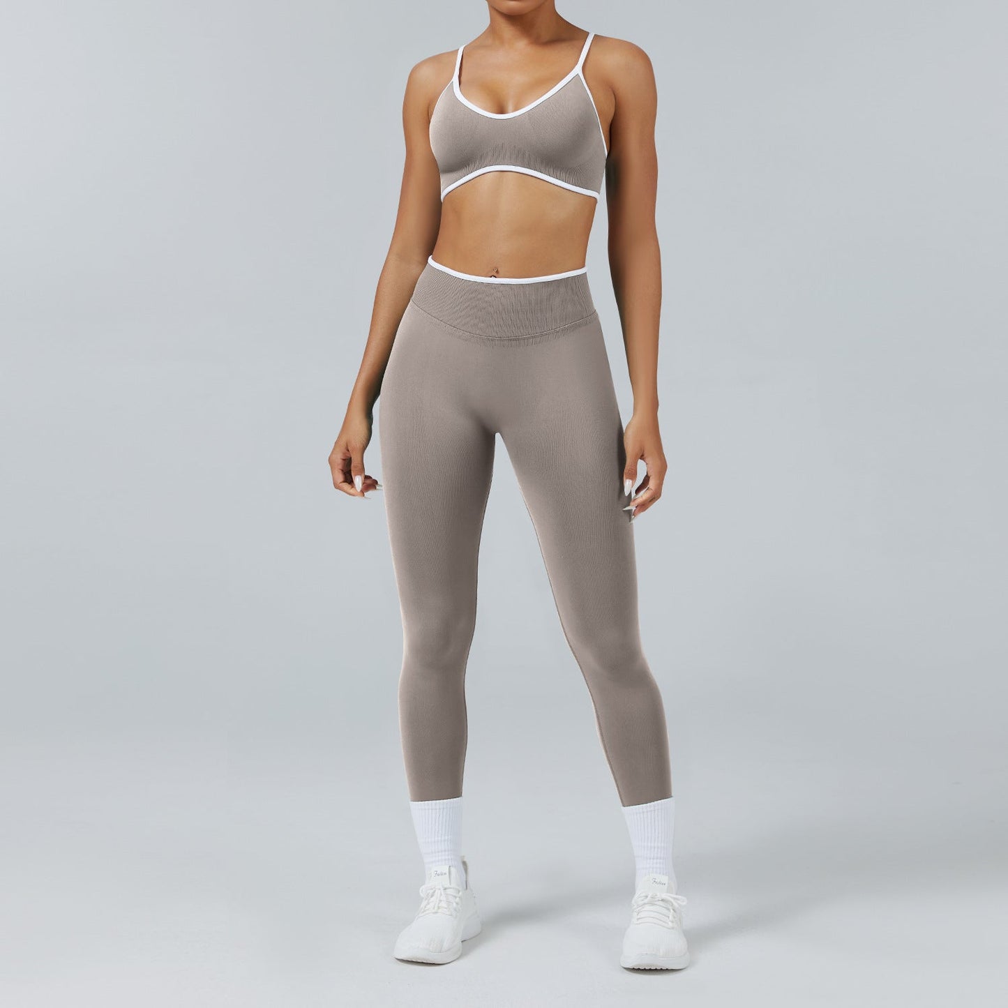 Seamless Back-Support Running Quick-Drying Yoga And Fitness Apparel Set Best YouTube Store