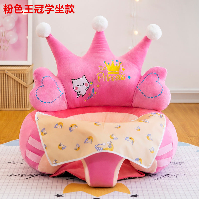 Crown Baby Learning Chair Plush Sofa for Infants LuxuryLifeWay Online Store