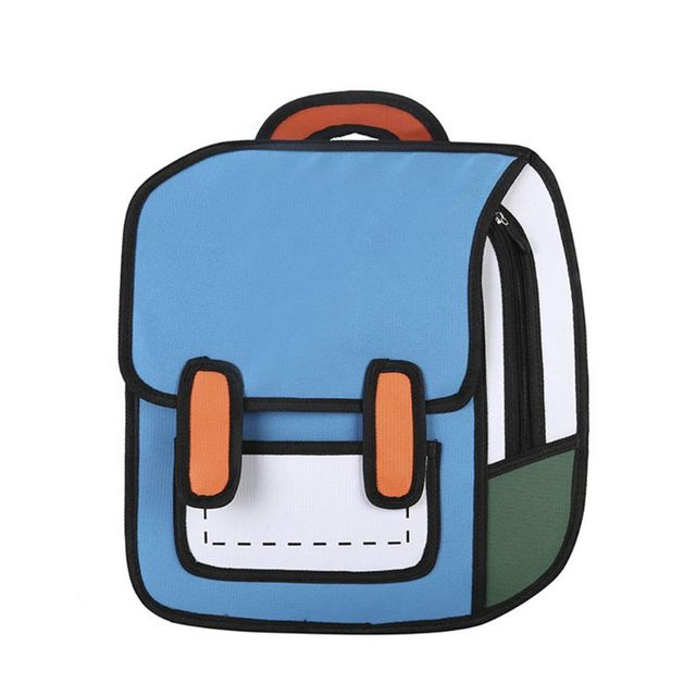 Fashion Unisex Cute Comic Bookbag