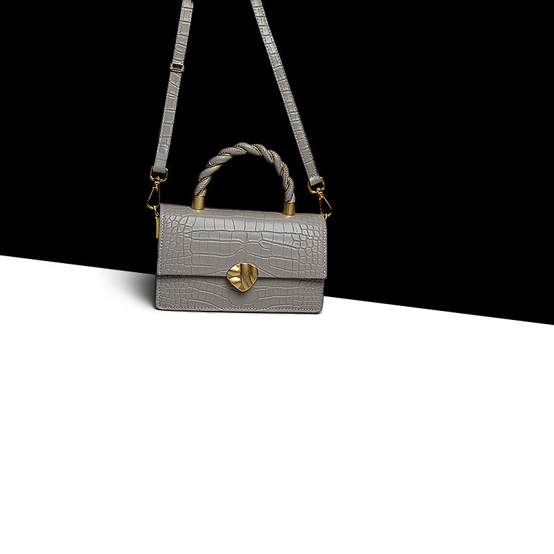 High Quality Hardware Grain Leather Genuine Vintage Handbag LadyShow.Store