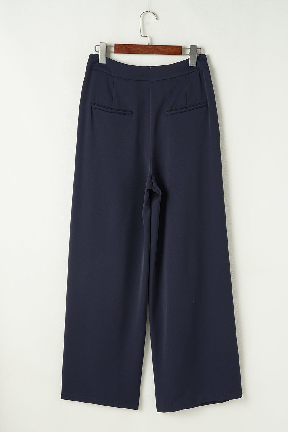 Salma Pleated Wide Leg Pants Threaded Pear