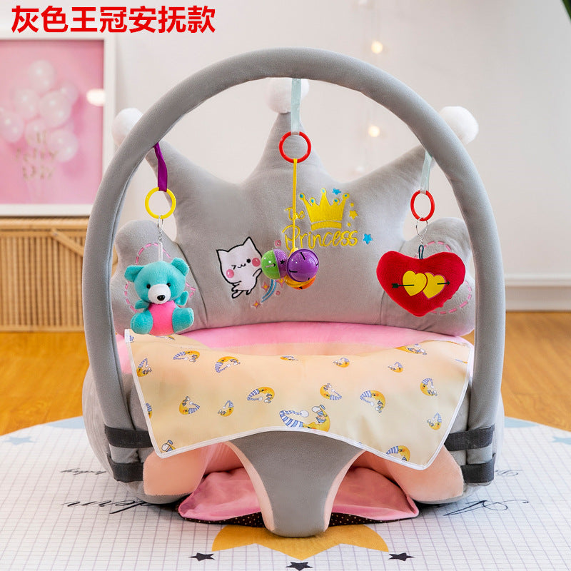 Crown Baby Learning Chair Plush Sofa for Infants LuxuryLifeWay Online Store