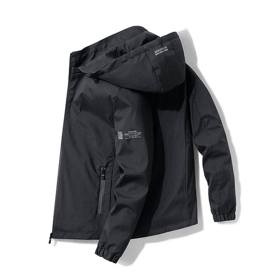Youth Handsome Fleece-lined Thick Jacket Men Best YouTube Store