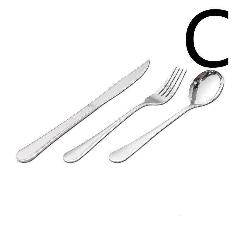 Thickened Stainless Steel Steak Knife And Fork Set LadyShow.Store