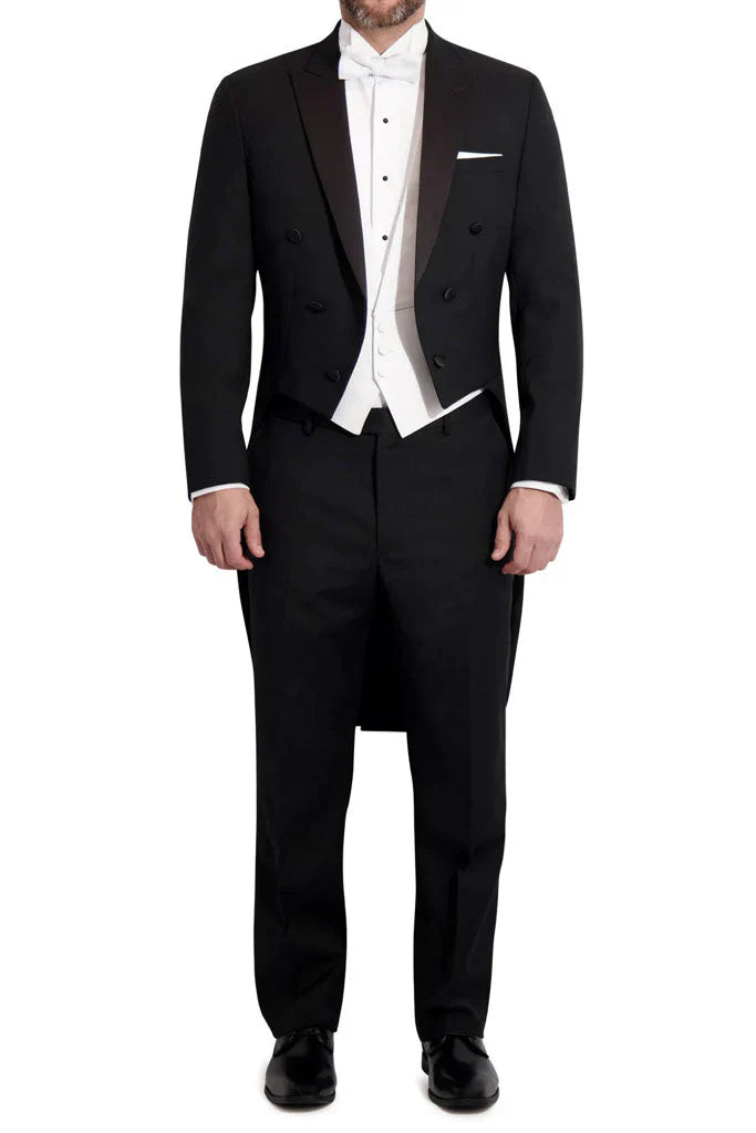 "Edward" Black Tuxedo Tailcoat Tux-USA