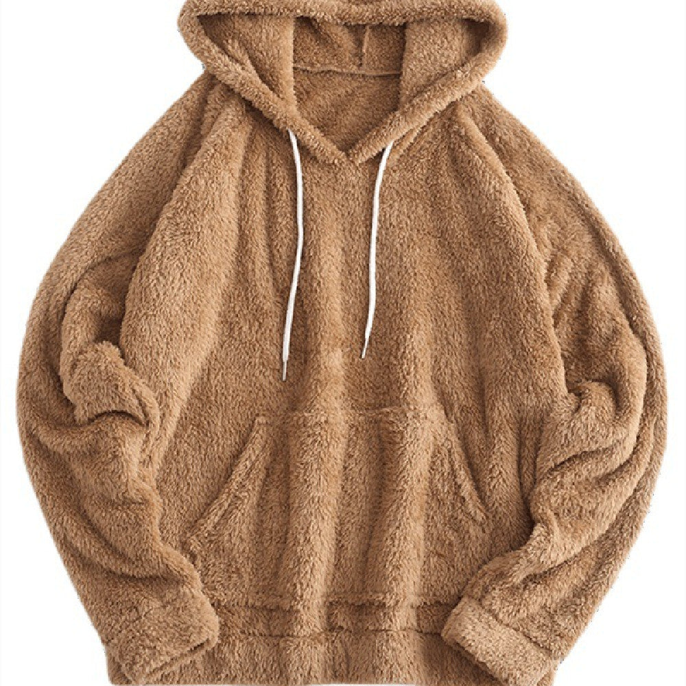 Ear Hooded Warm Fleece Sweatshirt Best YouTube Store
