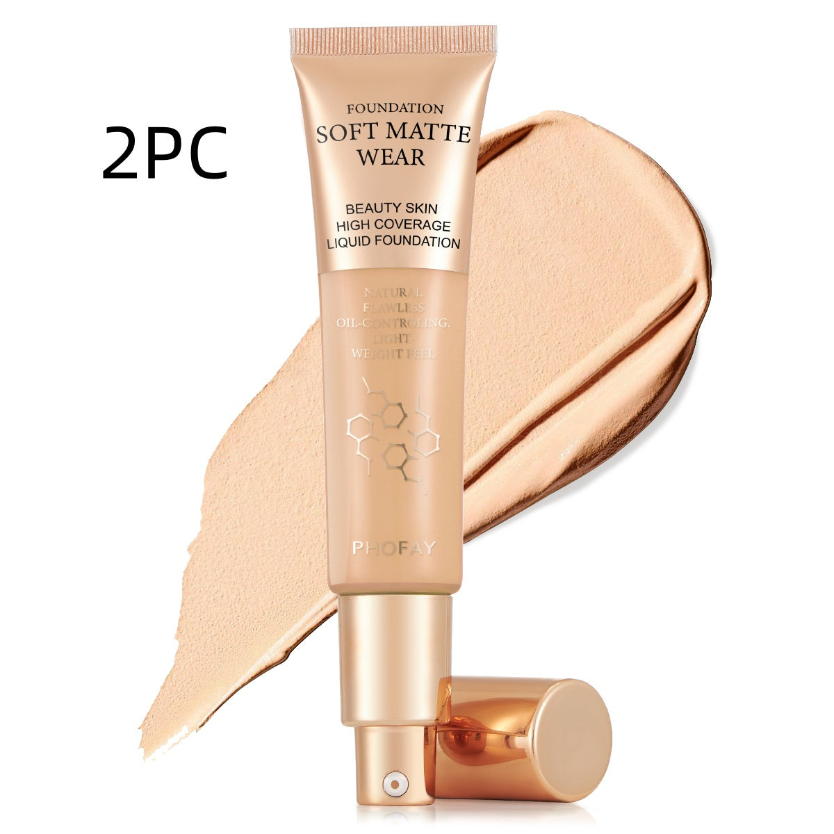 PHOFAY Full Coverage Foundation LadyShow.Store