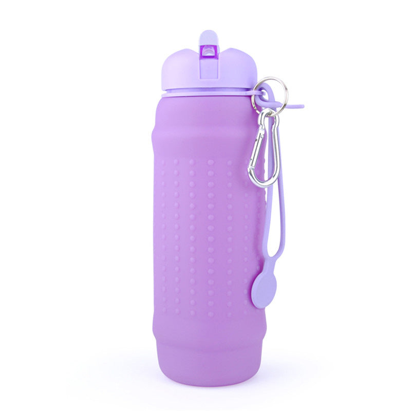 Portable Silicone Water Bottle for Outdoor Travel LadyShow.Store