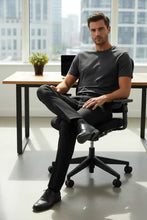 "Ethan" Black Super 150's Luxury Viscose Blend Suit Pants Tux-USA