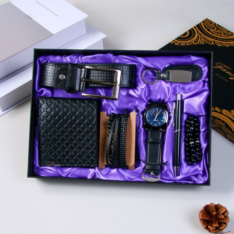 Cross-Border Men's Gift Business Gift Suit Belt Wallet For Boyfriend Valentine's Day Christmas Gift CJD