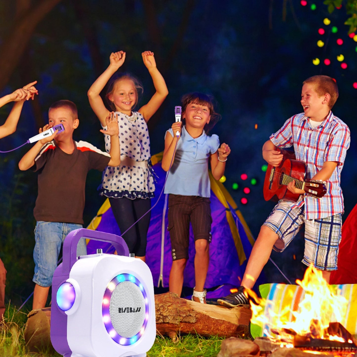 Karaoke Machine for Kids - Bluetooth Speaker with 2 Microphone - Portable Kids Karaoke Machine for Girls and Boys - Birthday Gift for Girls and Boys Ages 2 Years Old and Up. LuxuryLifeWay Online Store