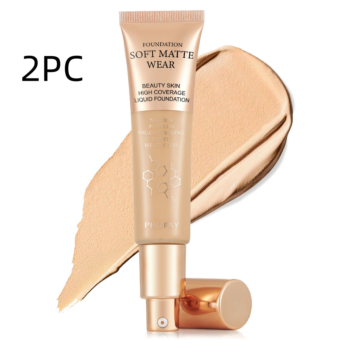PHOFAY Full Coverage Foundation LadyShow.Store