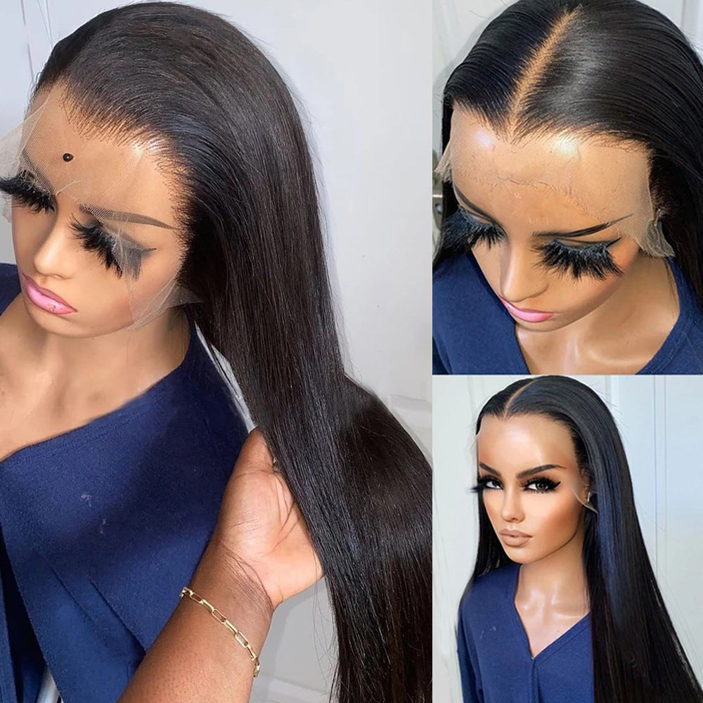 Full Lace Head Cover With Real Hair CJD