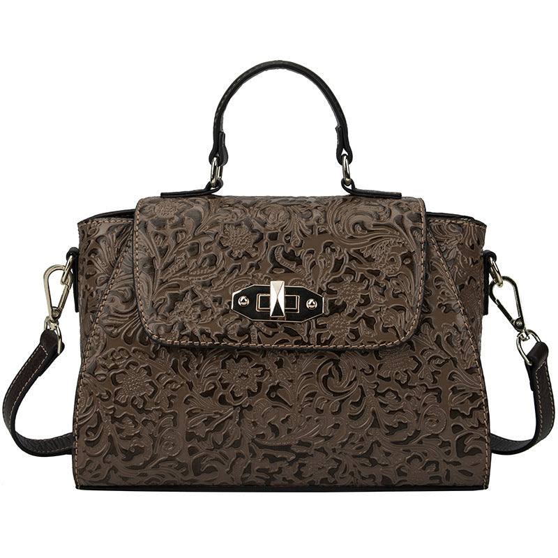 Tail Goods Leather Handbags Handbags Clearance Processing The First Layer Of Leather Diagonal Hand Bag Shoulder Bag LadyShow.Store