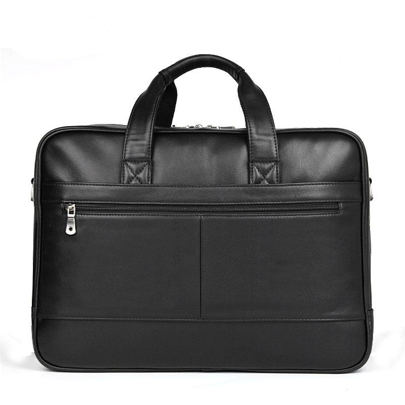 Leather Handbag Briefcase Napa Leather Comfortable Texture Men's Real-leather Bag CJD