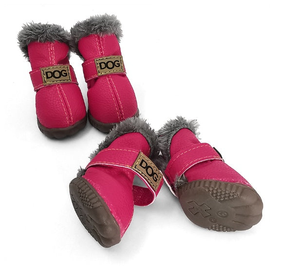Dog Thick Snow Boots Keep Warm Teddy Autumn And Winter VIP Shoes LadyShow.Store