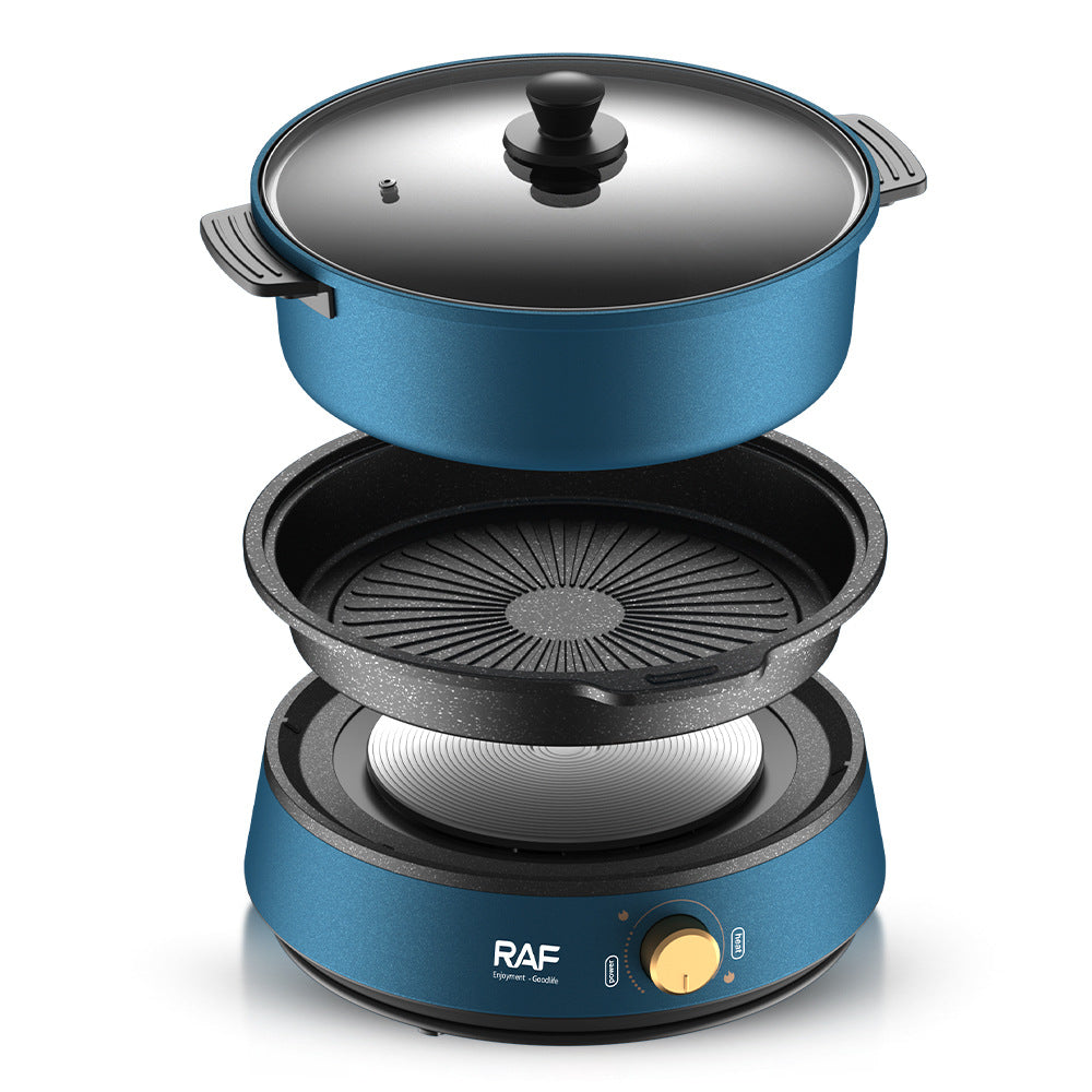 Multifunctional Electric Grill and Hot Pot Cooker Best YouTube Store