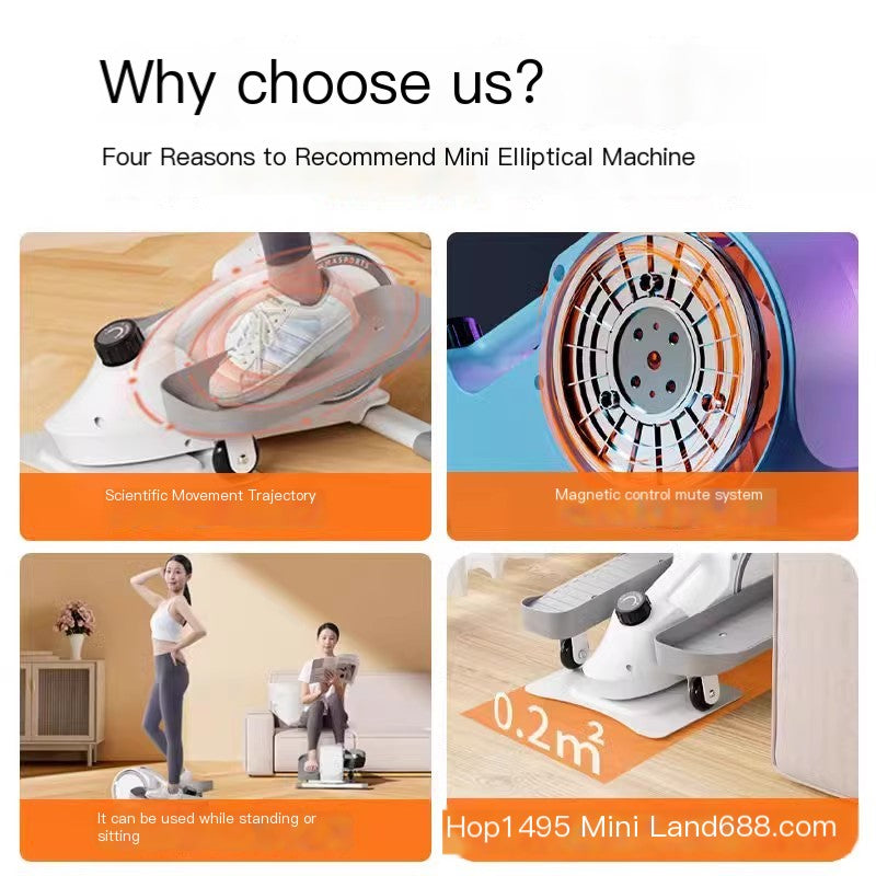 Compact Home Stepper Mini Elliptical Machine Fitness LuxuryLifeWay Online Store