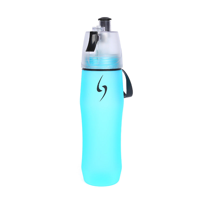 Plastic Spray Sports Water Bottle for Students LadyShow.Store