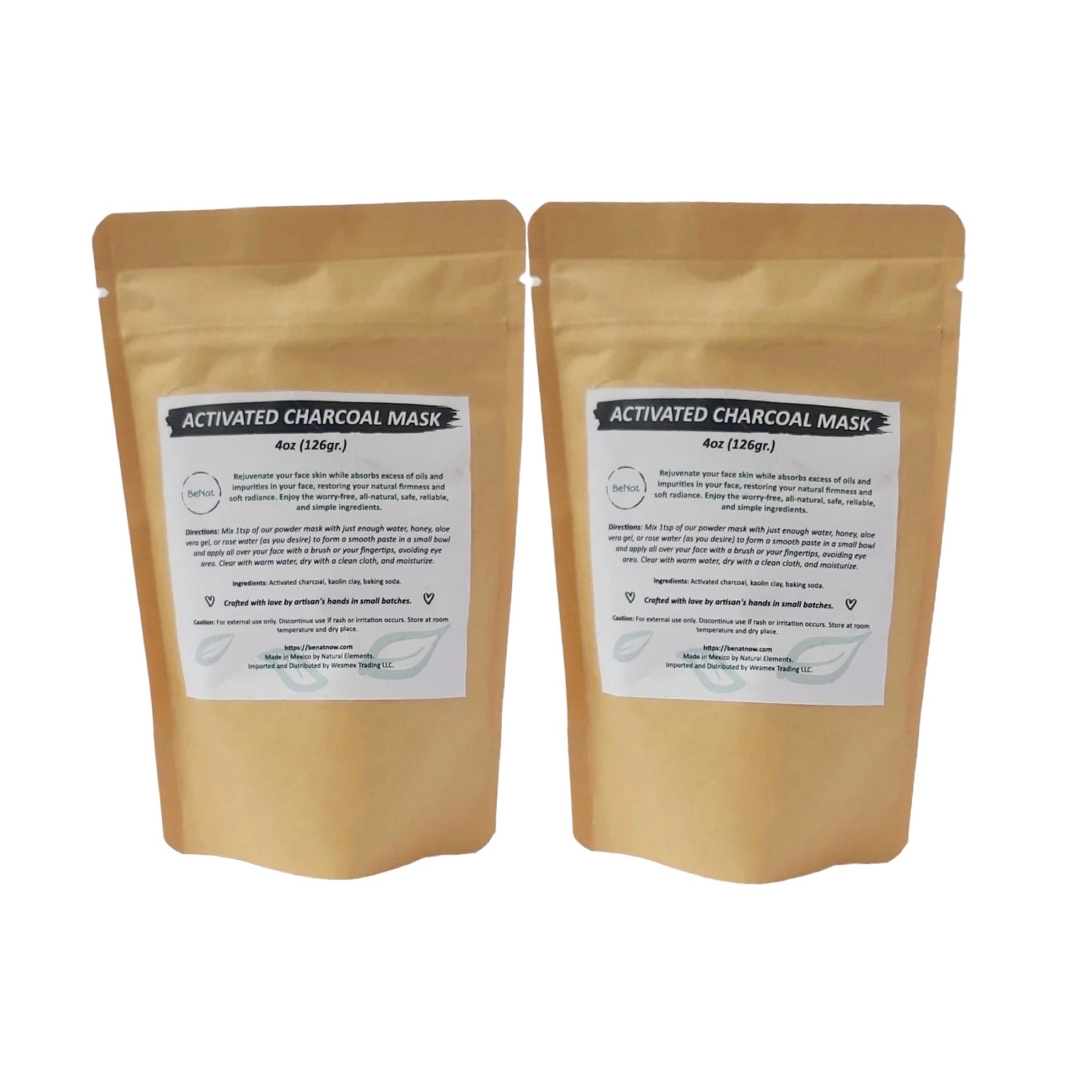 2-pack Activated Charcoal Facial Mask LuxuryLifeWay Online Store
