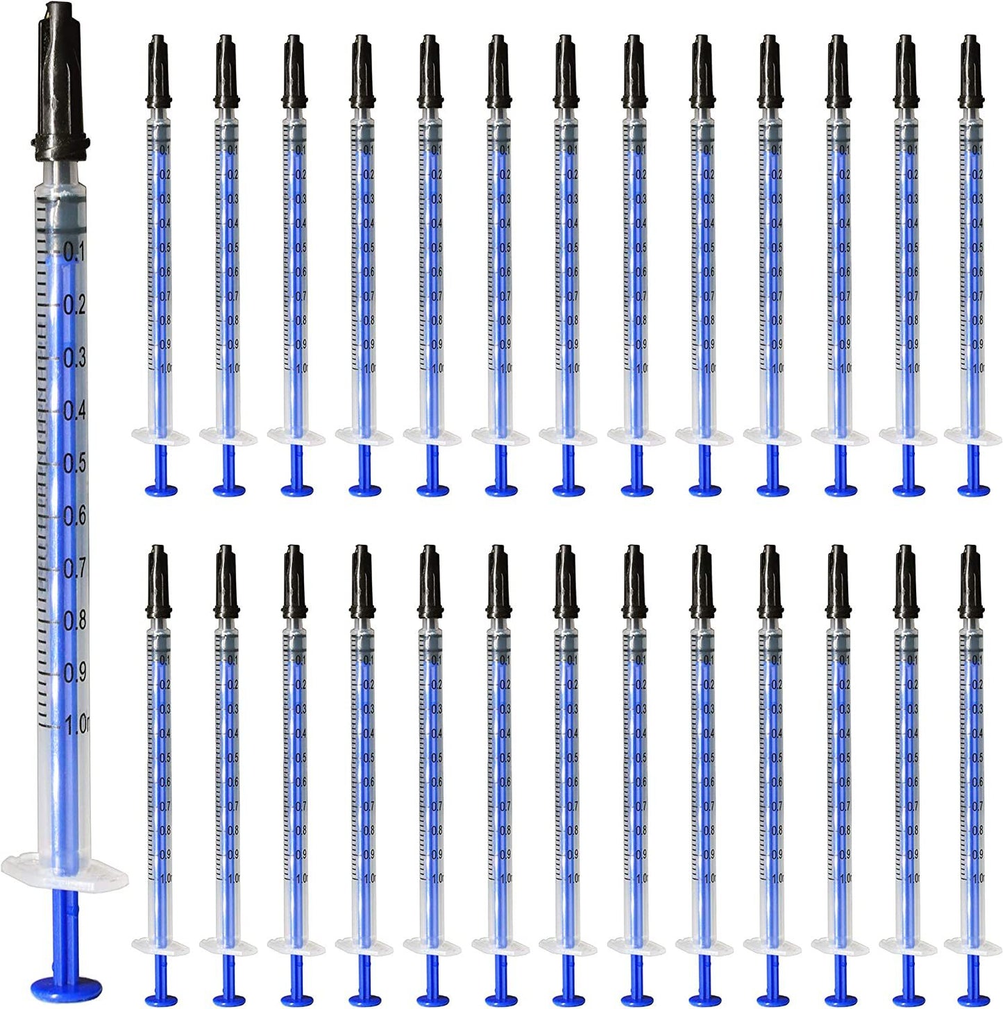 Plastic Syringe Used In Garden Industry To Measure Oil Quantity