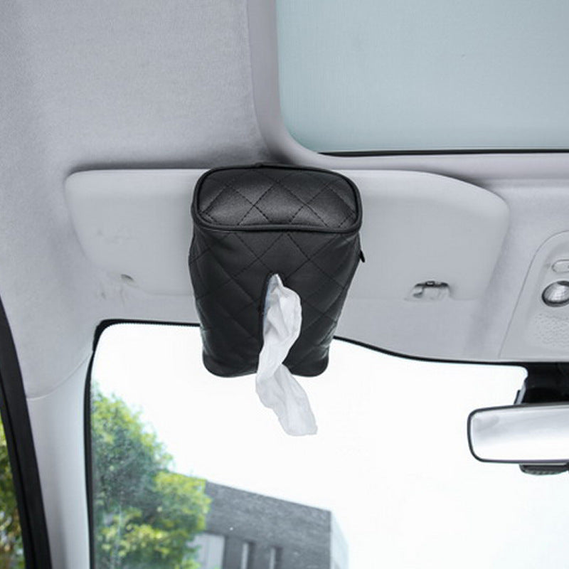 Car Supplies Seat Tissue Box Sun Visor Tissue Bag Armrest Tissue Dispenser Rear Best YouTube Store