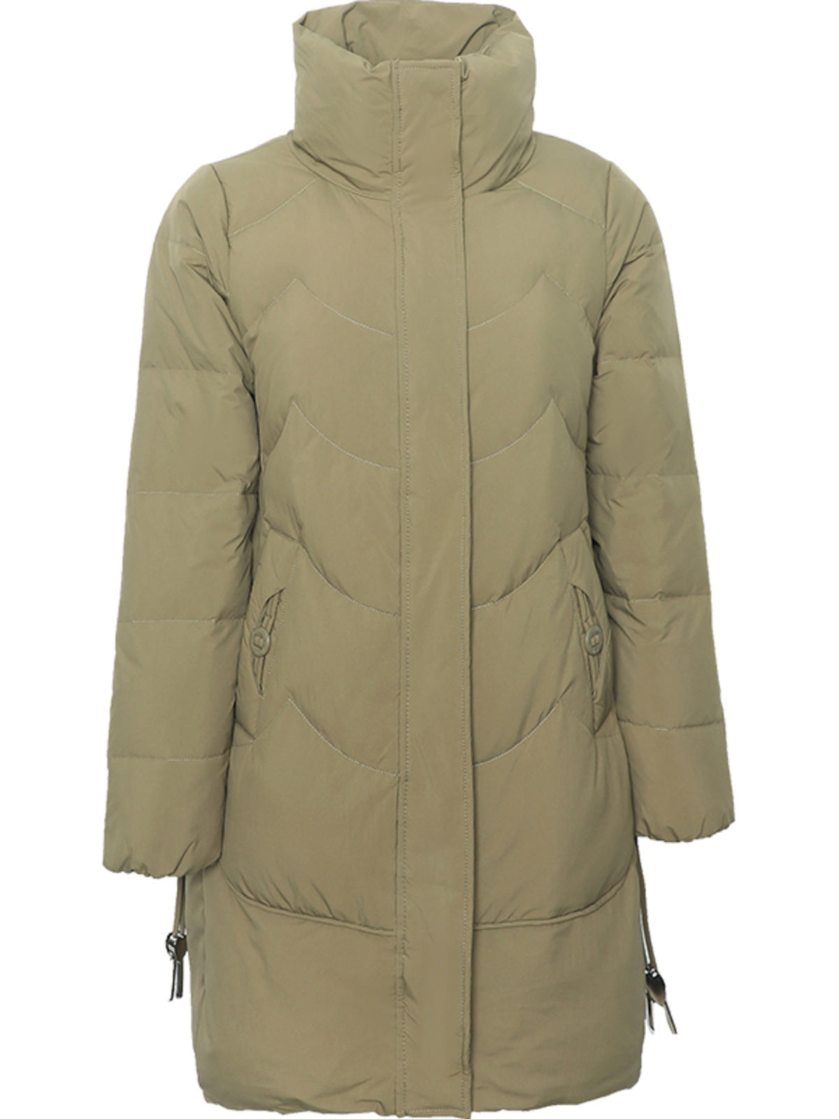 Loose Mid-length High Collar Warm Cotton Coat Jacket LadyShow.Store