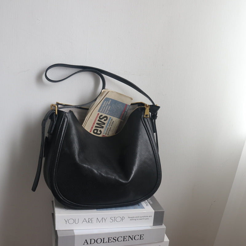 Women's Top Layer Cowhide Bag Casual Shoulder Bag LadyShow.Store