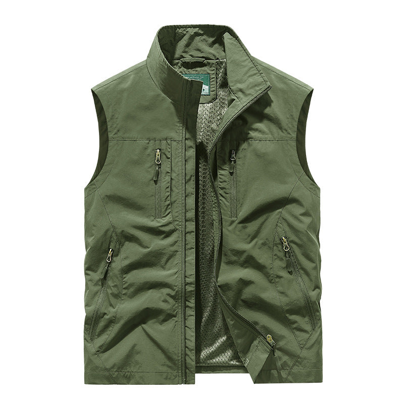 Outdoor Fleece Work Vest Fleece Sweatshirt Reversible Best YouTube Store