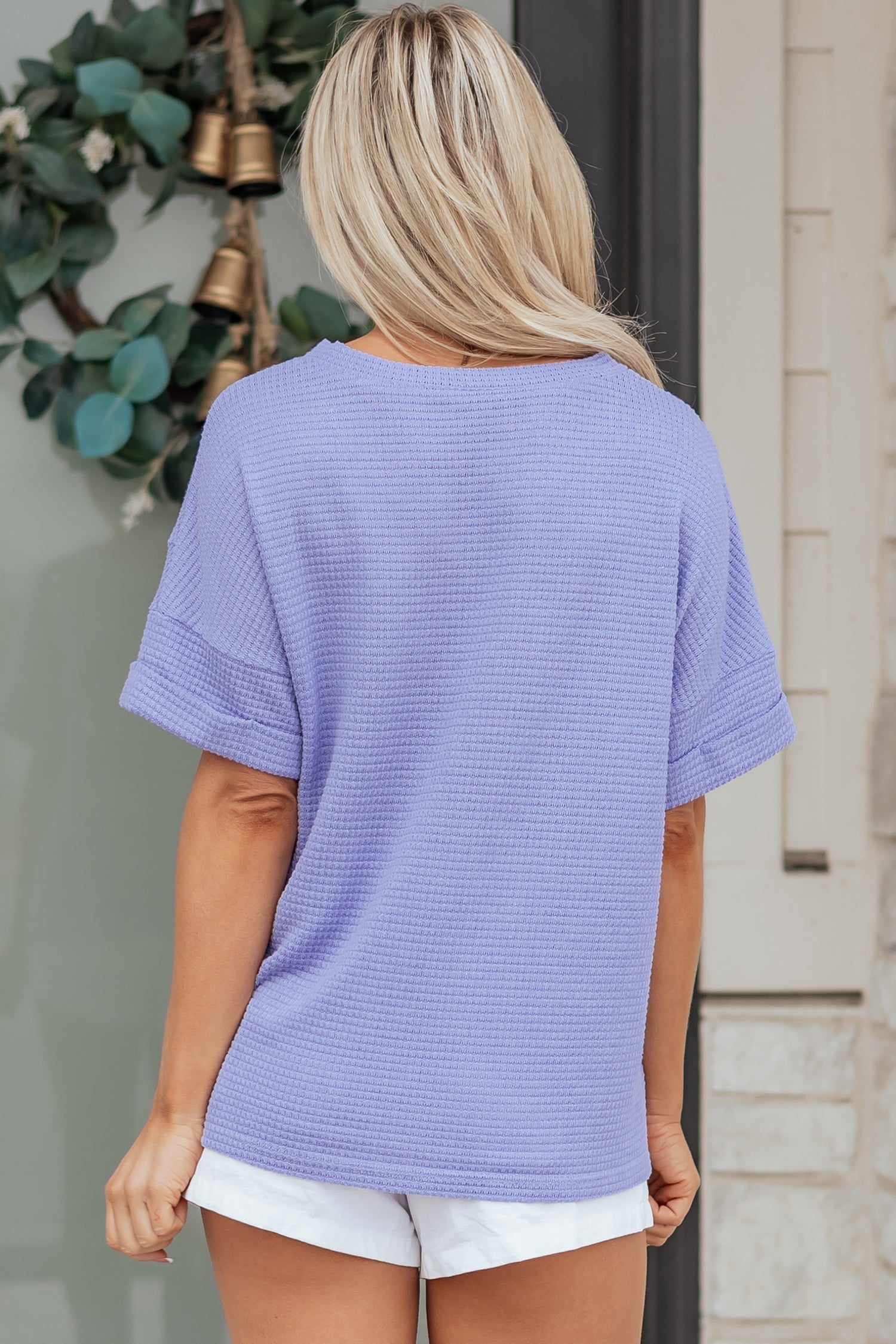 Nala Short Sleeve Knit Top-1