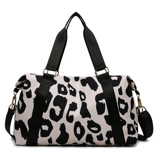 Women Travel Duffel Bag Cow Pattern Handbag Fitness Sports Shoulder Bags Best YouTube Store