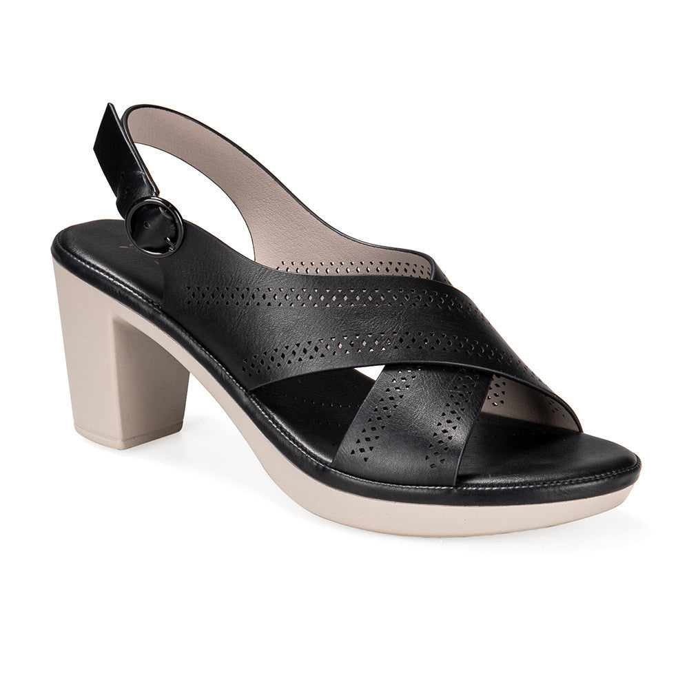 New Thick High Heeled Large Size Women's Sandals Best YouTube Store