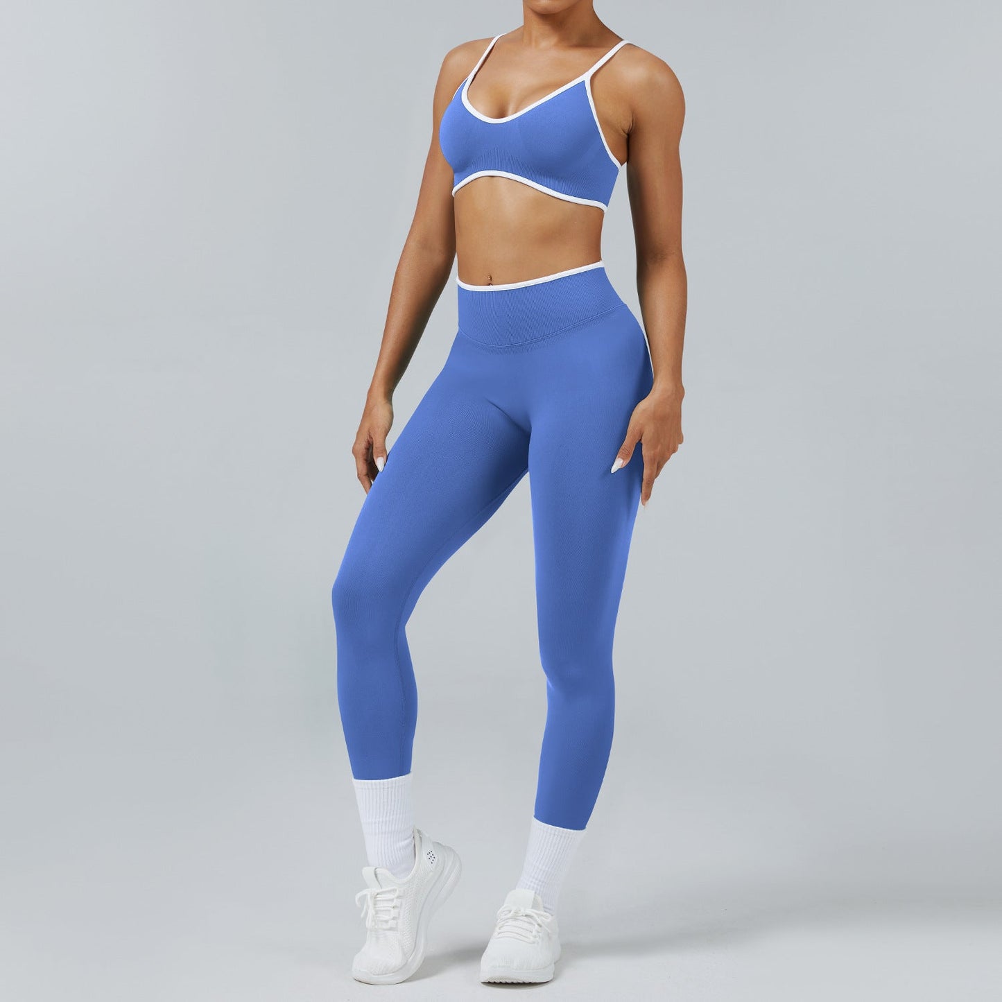 Seamless Back-Support Running Quick-Drying Yoga And Fitness Apparel Set Best YouTube Store