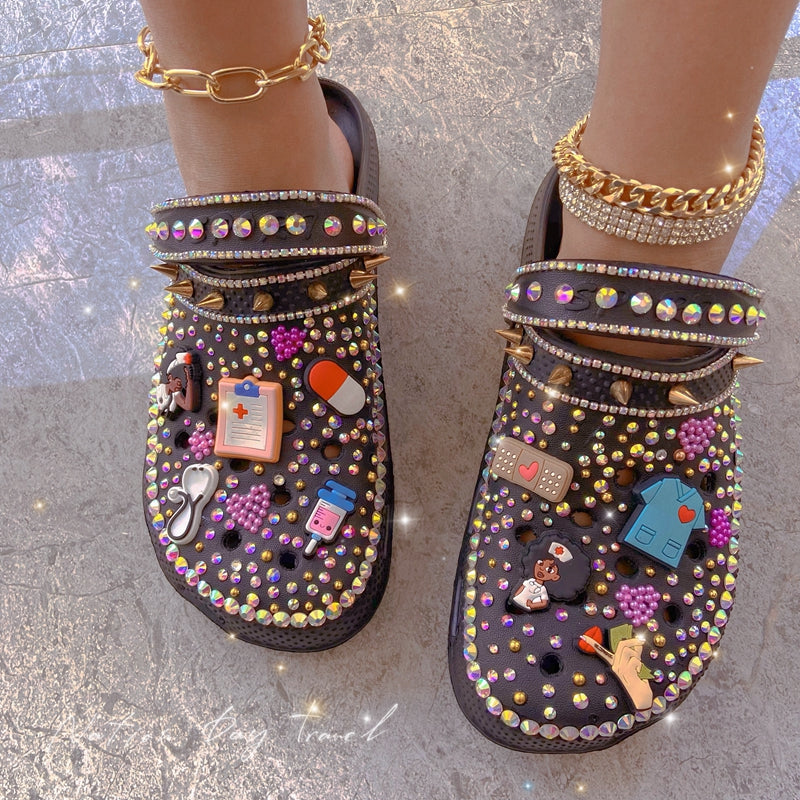 Women's Bling Clogs - Soft Summer Garden Sandals Best YouTube Store