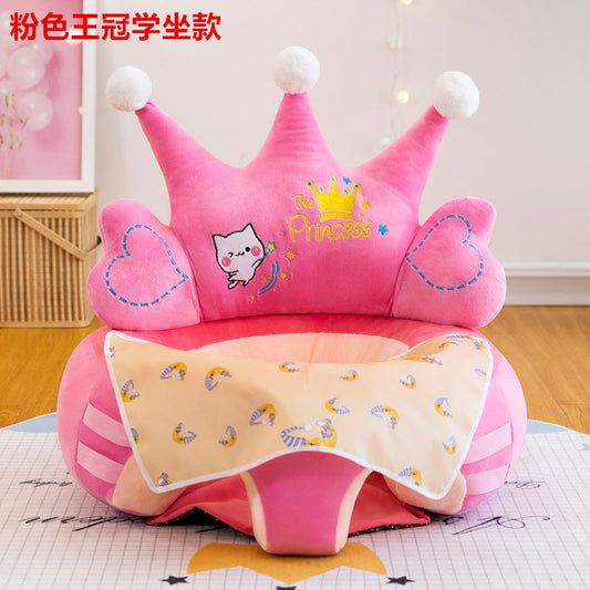 Crown Baby Learning Chair Plush Sofa for Infants LuxuryLifeWay Online Store