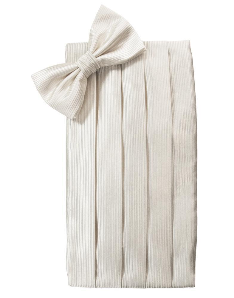 Faille Silk Cummerbund & Bow Tie Set Tux-USA