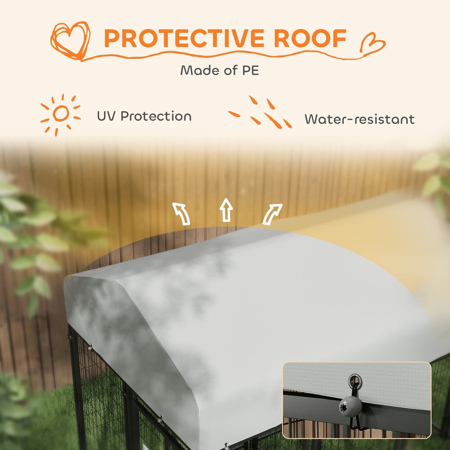 Outdoor Dog Kennel with Two-Room Design Best YouTube Store