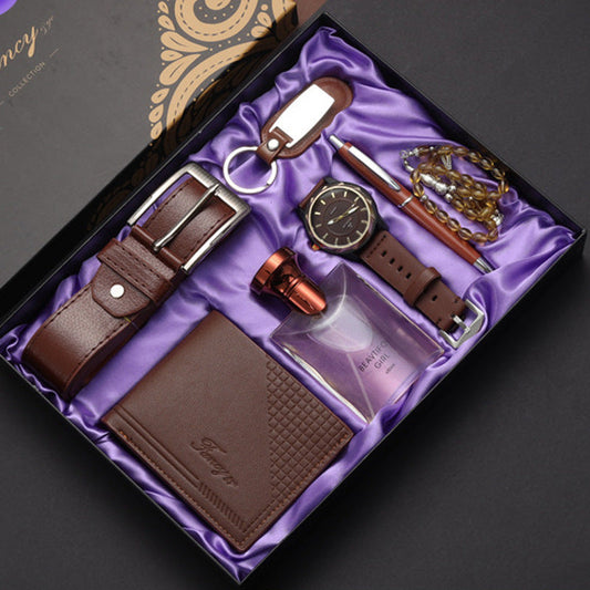 Cross-Border Men's Gift Business Gift Suit Belt Wallet For Boyfriend Valentine's Day Christmas Gift CJD