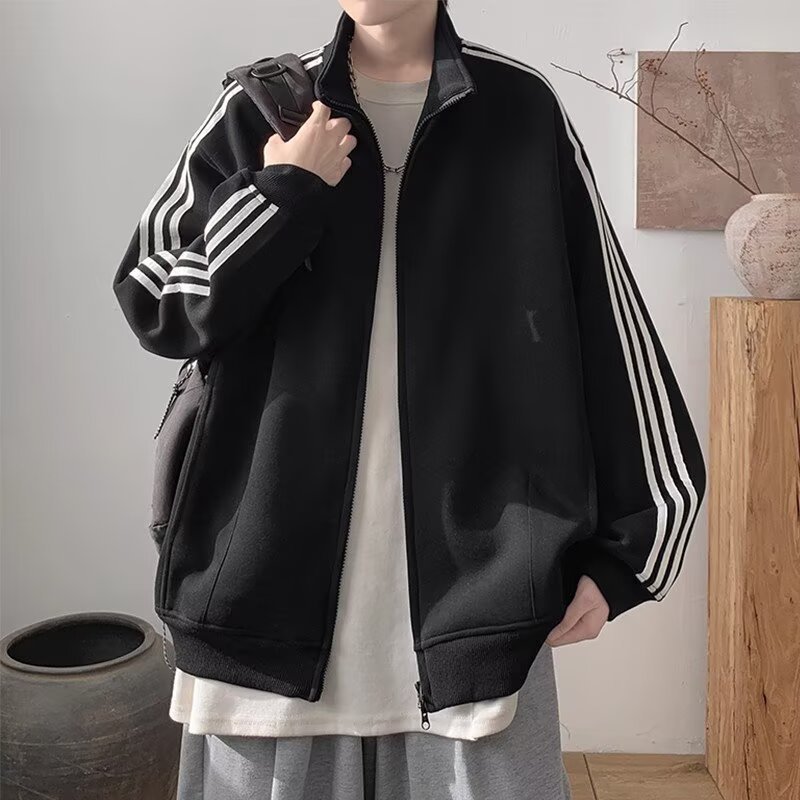 Spring And Autumn Loose Casual Sports Men's Jacket Best YouTube Store