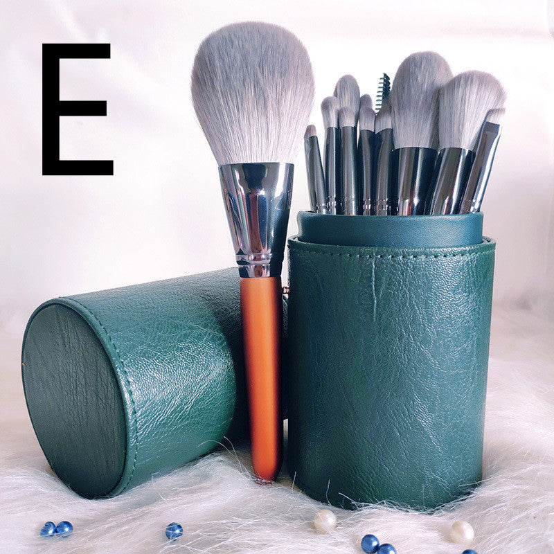 12 Makeup Brushes Loose Powder Eyeshadow Contouring Brush Set LadyShow.Store