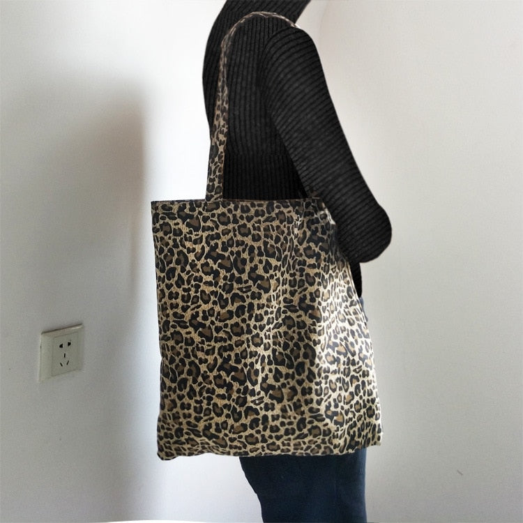 Single-Shoulder Canvas Tote Bag